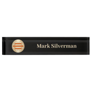 Nikias Logo Desk Name Plate
