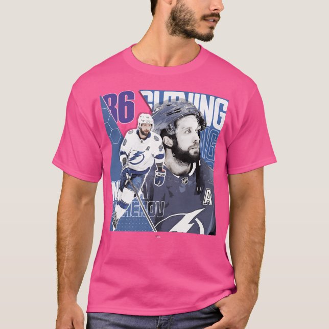 Nikita Kucherov Hockey Shirt Lightning (Front)