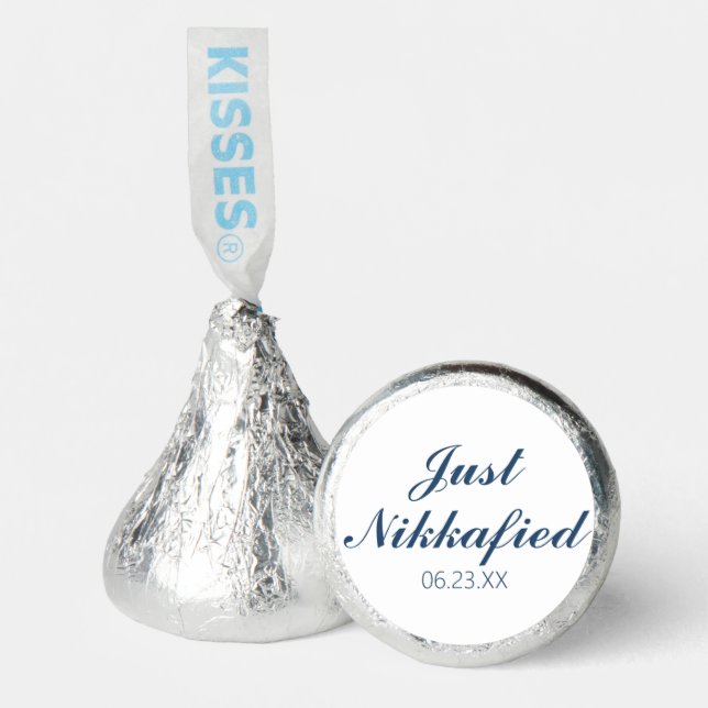 Nikkafied Navy Hershey's Candy Favors (Front)