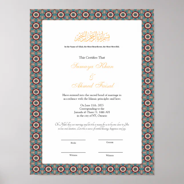 nikkah-islamic-marriage-certificate-poster-zazzle