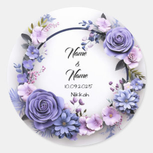 Nikkah wedding favor stickers