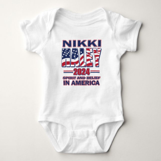 Nikki Haley 2024 Baby Bodysuit (Front)