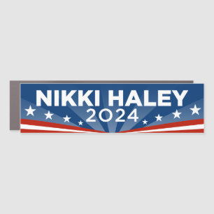 Nikki Haley 2024 Bumper Car Magnet