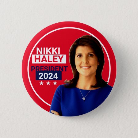 Nikki Haley 2024 Button