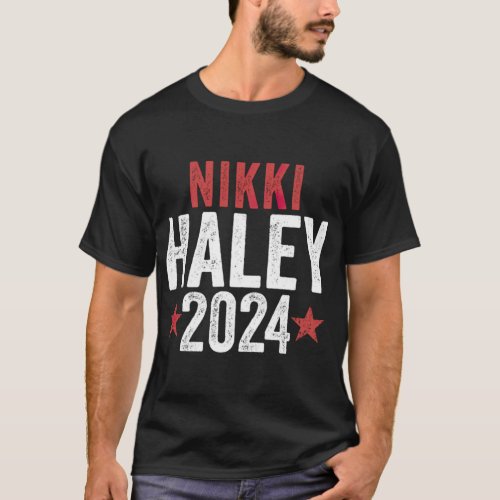 Nikki Haley 2024 For President Election haley T_Shirt