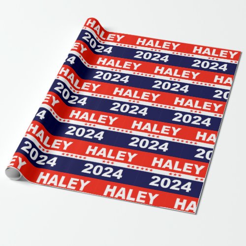 Nikki Haley 2024 for President Wrapping Paper