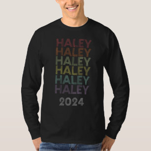 Nikki Haley 2024 President Retro Vintage Elections T-Shirt