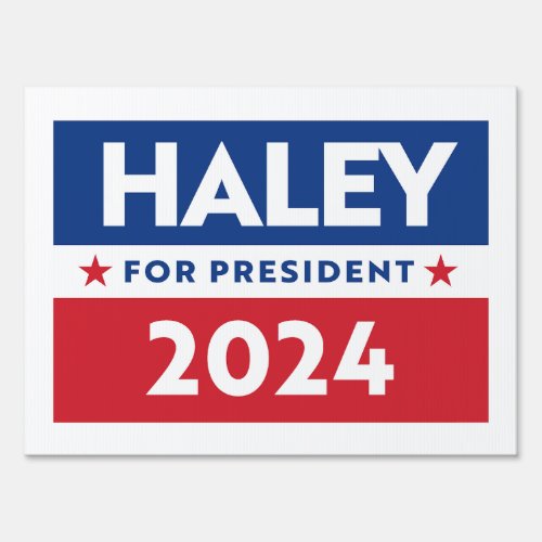 Nikki Haley 2024 Sign