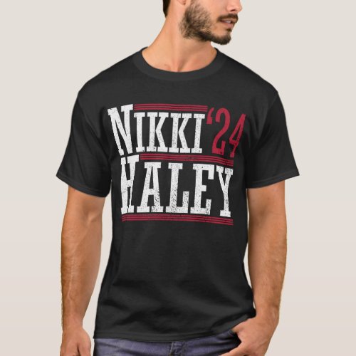 Nikki Haley 24 Haley 2024 Elect President Haley T_Shirt