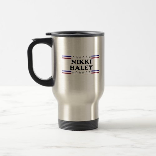 Nikki Haley Election 2024 Travel Mug