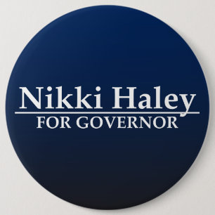 Nikki Haley for Governor Button