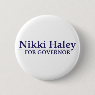 Nikki Haley for Governor Pinback Button