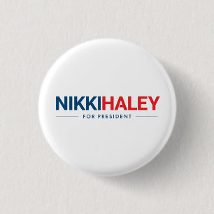 Nikki Haley for President 2024 Button
