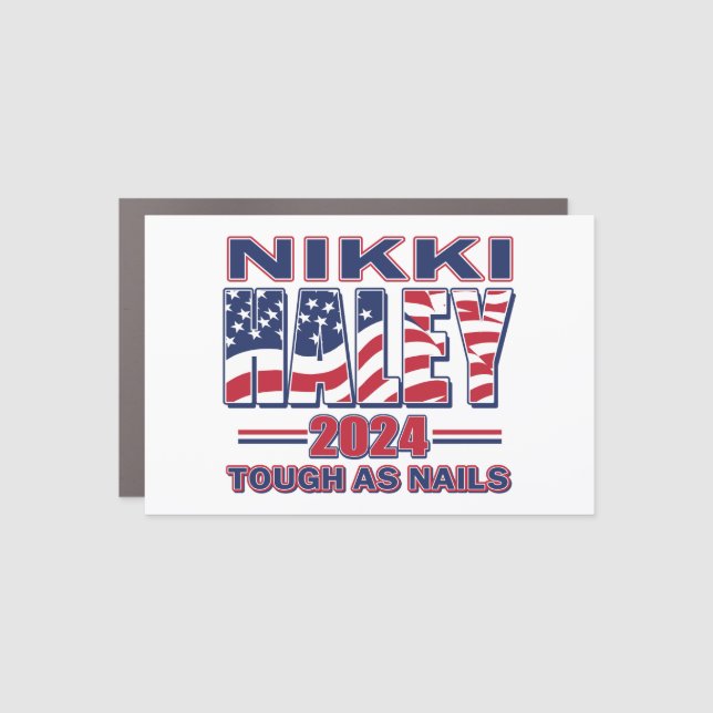 Nikki Haley for President Car Magnet (Front)