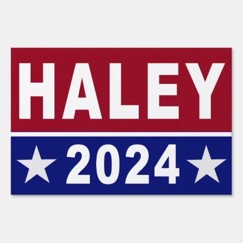 Nikki Haley for President Yard Sign 2024