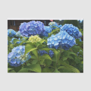 Nikko Blue Hydrangea Flower Decoupage Craft Tissue Paper
