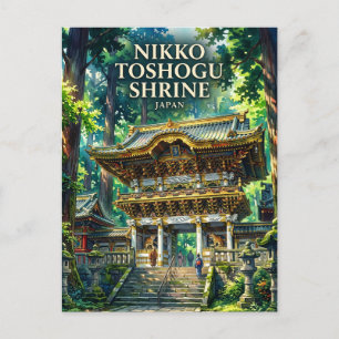 Nikko Toshogu Shrine, Nikko, Tochigi Prefecture, J Postcard