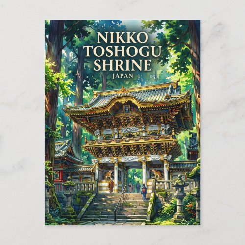 Nikko Toshogu Shrine, Nikko, Tochigi Prefecture, J Postcard