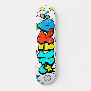 Niko Graffiti Custom Personalized Skateboard