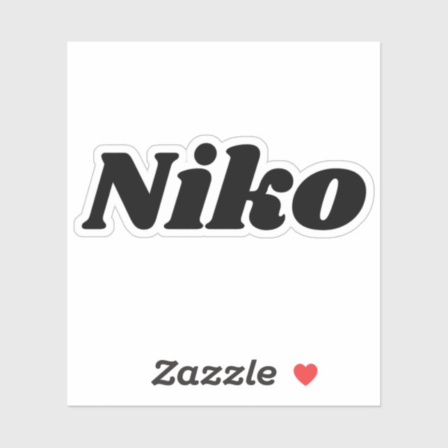 Niko Sticker (Sheet)