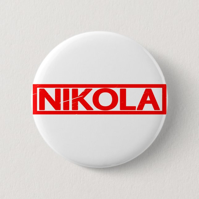 Nikola Stamp Button (Front)