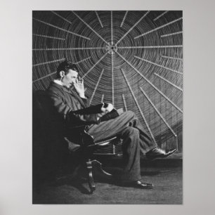 Nikola Tesla,1896 Poster