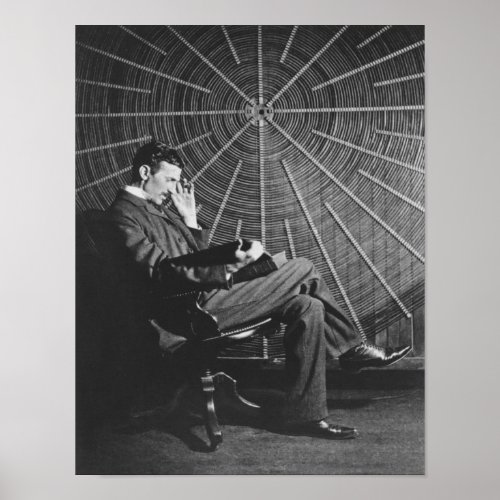 Nikola Tesla1896 Poster