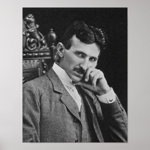Nikola Tesla 1904 Poster