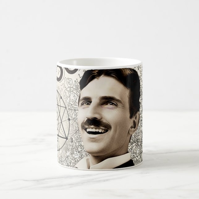 Nikola Tesla - 369 The key to the universe Coffee Mug (Center)