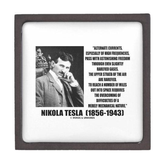 Nikola Tesla Alternate Currents Mechanical Nature Gift Box