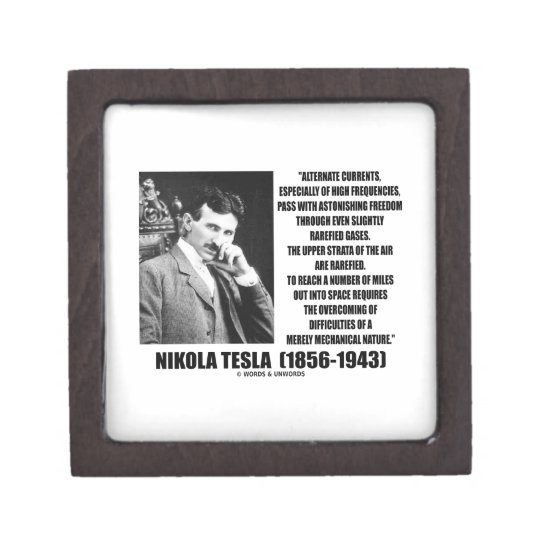 Nikola Tesla Alternate Currents Mechanical Nature Gift Box