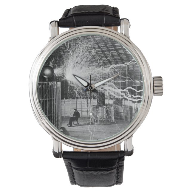 Nikola Tesla at his Colorado Springs Lab, 1899 Watch (Front)