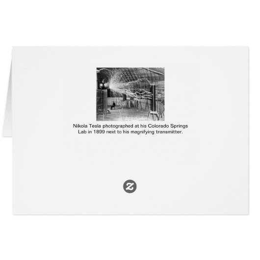 Nikola Tesla, Colorado Springs, 1899 (Back Horizontal)