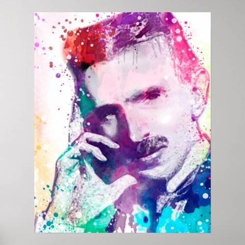 Nikola Tesla _ Creative Genius Poster