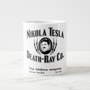 Nikola Tesla Death-Ray Co. Giant Coffee Mug