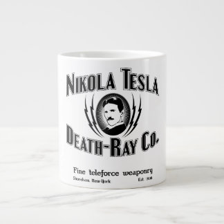 Nikola Tesla Death-Ray Co. Giant Coffee Mug