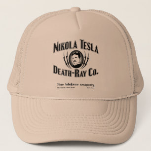 Nikola Tesla Death-Ray Co. Trucker Hat