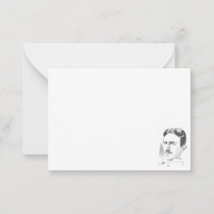 Nikola Tesla Drawing Blank All Occasion Note Card