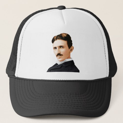Nikola Tesla Electrical Genius Trucker Hat