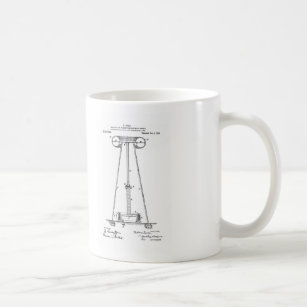 Nikola Tesla Energy Transmission Pantent US1119732 Coffee Mug