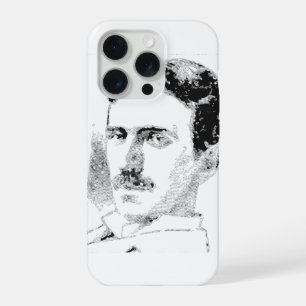 Nikola Tesla Face iPhone 15 Pro Case