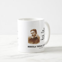 Nikola Tesla Coffee Mug by Aka Reddie