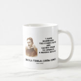 Nikola Tesla Quote - Same Frequencies Travel Mug, Zazzle