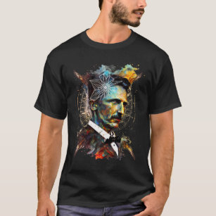 Nikola Tesla inspired art, T-Shirt