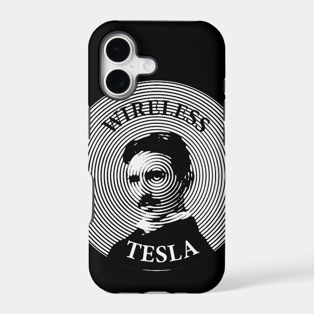 Nikola Tesla Iphone Case (Back)