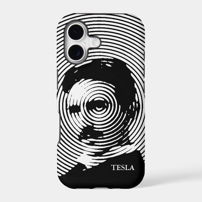 Nikola Tesla Iphone Case (Back)