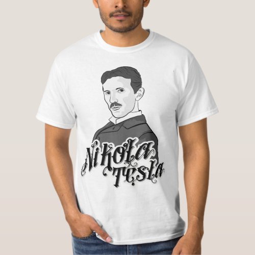 Nikola Tesla man t_shirt