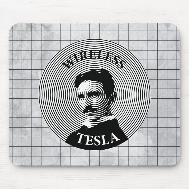 Nikola Tesla Mouse Pad (Front)