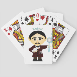 Nikola Tesla Poker Cards