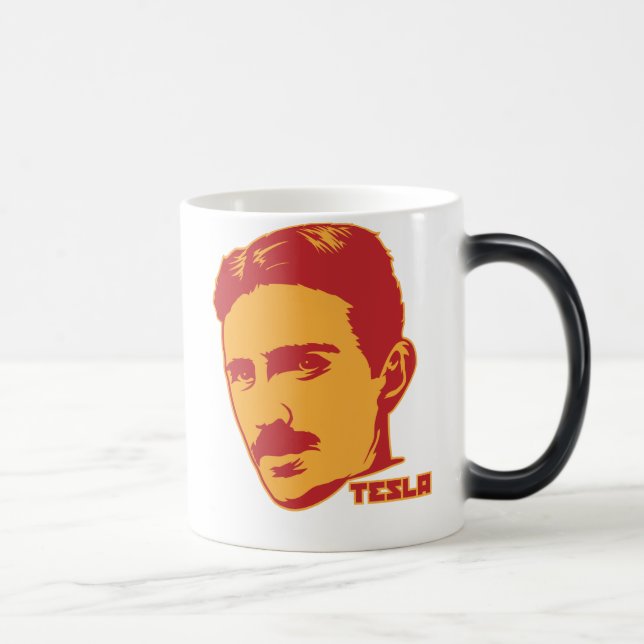Nikola Tesla Portrait Mug (Right)